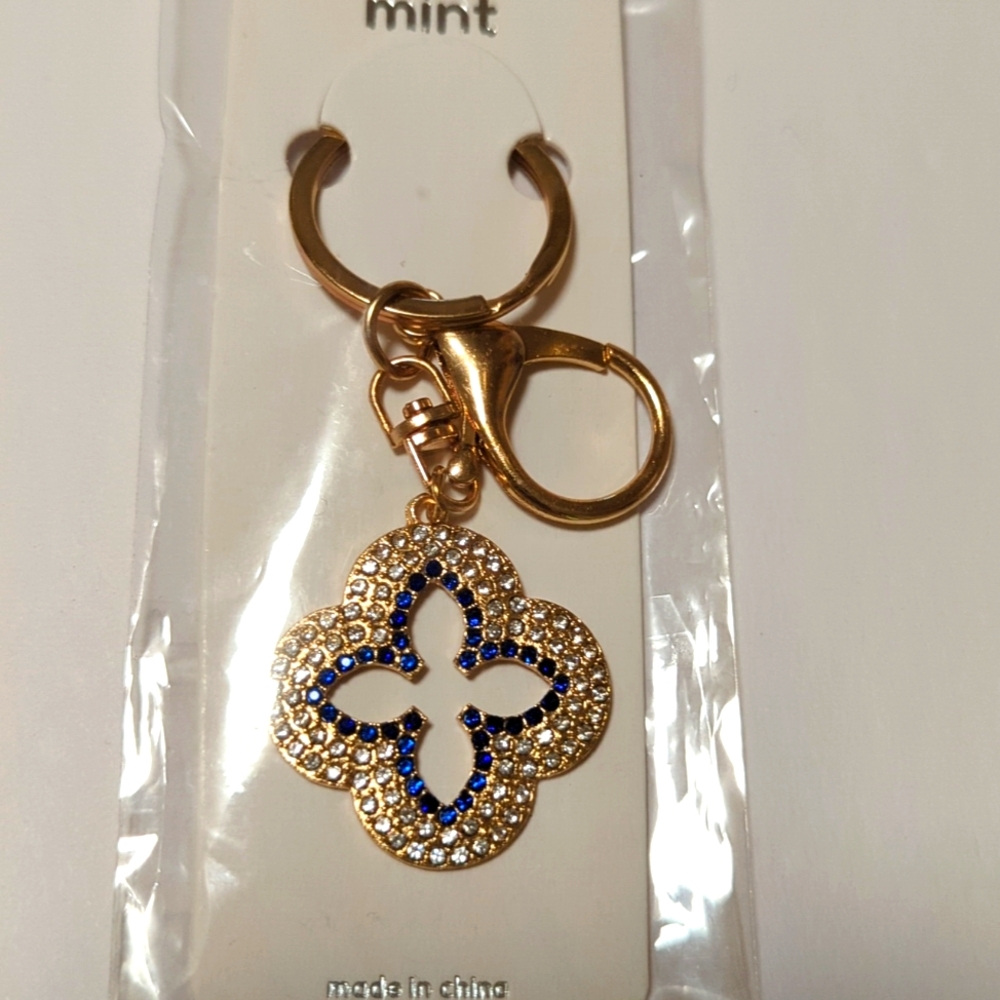 Flower/Clover Keychain Bag Charm